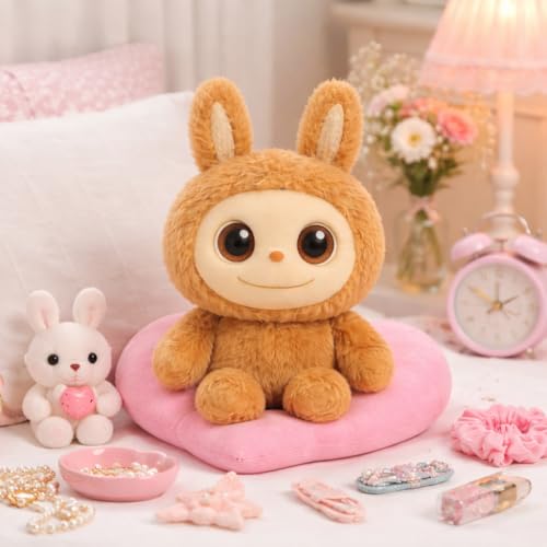 Image of Laabubu Designer Art Toy Random Variant Surprise Collectible Doll - Kawaii Cartoon Mini Vinyl Figure Desk Showpiece with Stylish Bag Charm Keychain for Girls, Anime Fan-pc1