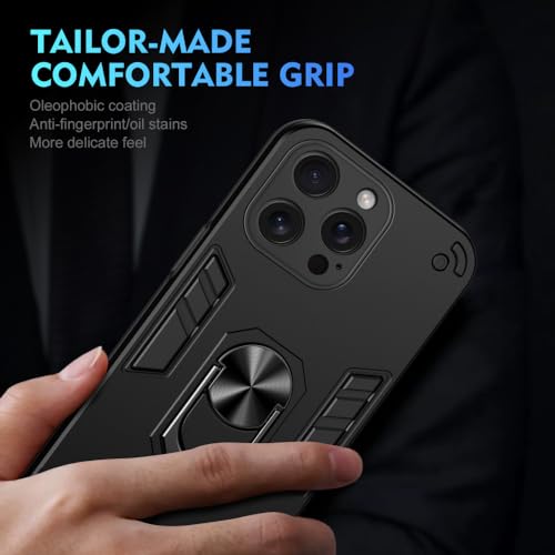 Coque de téléphone antichoc iPhone 14 Pro Max armure avec support - 3
