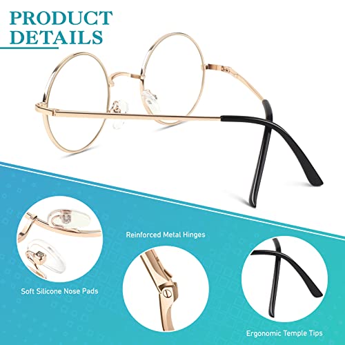 Image of CGID Retro Round Polarized Sunglasses Men Womens Circle Hippie Shades E01