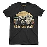 Men's Right Turn Clyde Vintage T-Shirt (XL, Black)