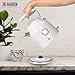 Haden Dorset 1.7 Liter Stainless Steel Electric Kettle, Hot Water Kettle with 360-Degree Base and Auto Shutoff, Ivory & Chrome