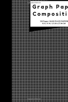 Graph Paper Composition Notebook: Grid Paper Notebook, Quad Ruled, 100 Sheets (Large, 8. 5 X 11), Excelent Quality, Matte Finish Cover : Graph Paper Composition Notebook, Journal, Diary