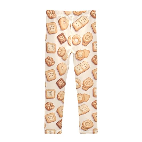 Classic Cookies Funny Girls Casual Leggings for Kids Printed Long Pant Bottoms Stretch and Soft2