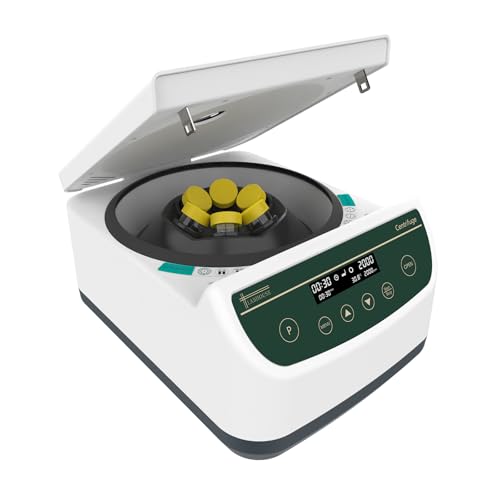 LABHOUSE Centrifuge Machine PRP PRF 2ml-5ml/10ml/15ml/50mlx6 Speed 500-4000rpm 2146xg RCF Lab Benchtop Centrifuges Store 9 Programs Timer 30sec-99min