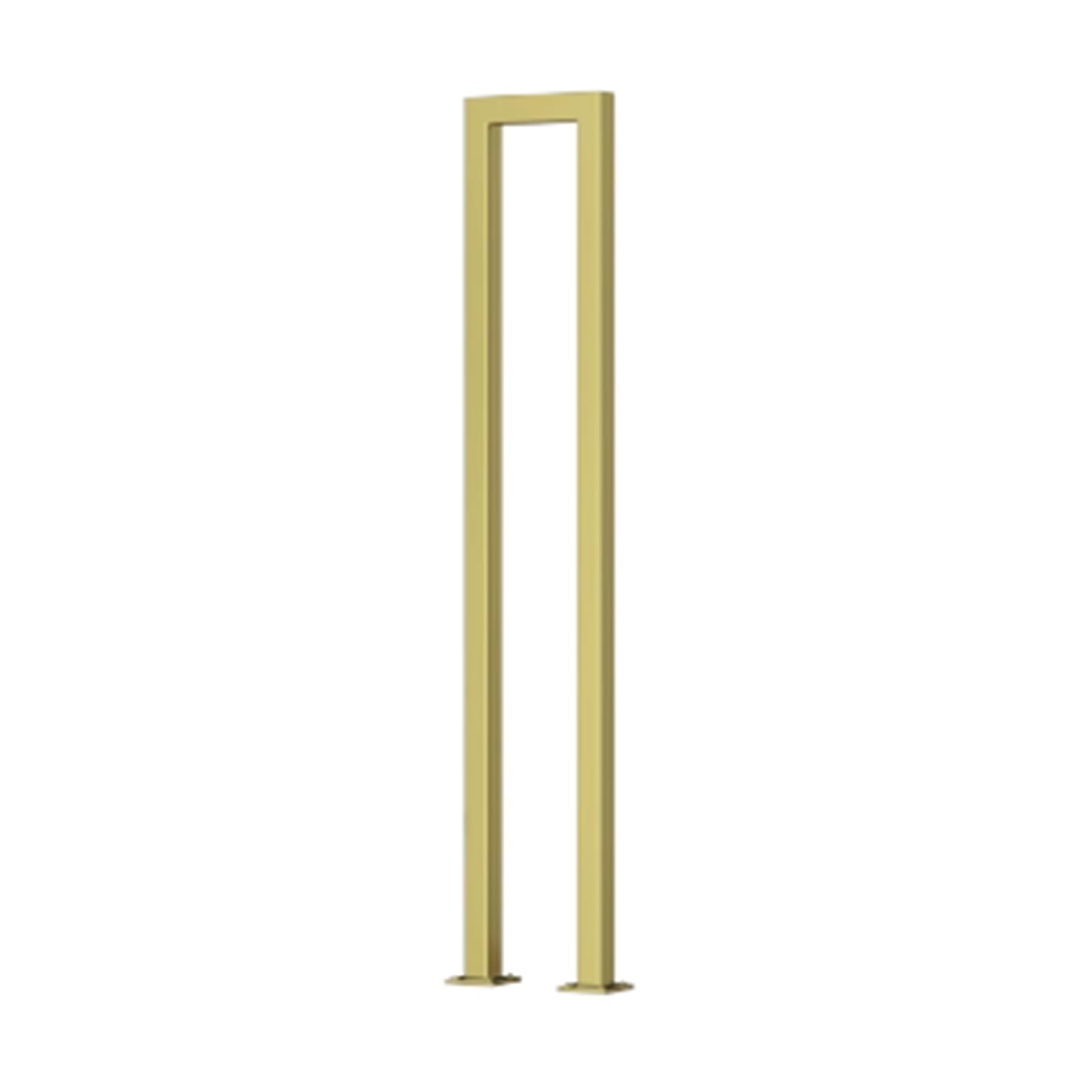 Main courante en métal en U tube carré pour escalier intérieur et extérieur