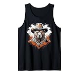 Westernbär-Grafik, cooler Cowboyhut Old West Bear Tank Top
