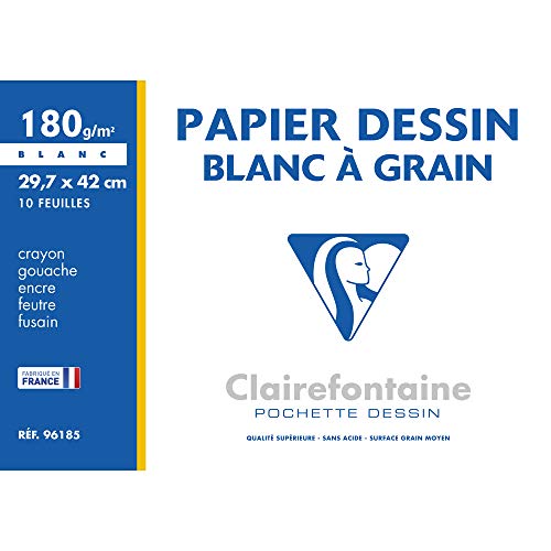  Clairefontaine 96185C - Une pochette Dessin à ...
