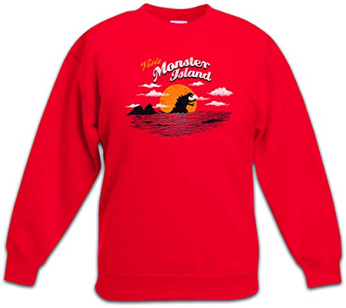 Sweat-shirt pour enfants Urban Backwoods Visit Monster Island en coton souple
