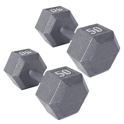 CAP Barbell 50 LB Cast Iron Hex