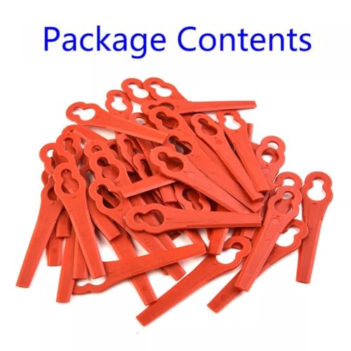 Chuancheng 100Pcs Plastic Replacements Cutting Blades for Stihl Polycut 2-2 3-2 FSA45 FSA57 40080071000 Strimmer Parts