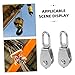 MAGICLULU 4pcs Stainless Steel Pulley Block Wire Rope Lifting Pulley Wheel Swivel Hook for Gym Attachments Sailing and Industrial Uses