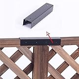 ❖ Como una rejilla decorativa, es un estante bueno para plantas trepadoras, como rosas, clemátide, ramas de uva, etc.-adecuado para jardines, balcones y terrazas