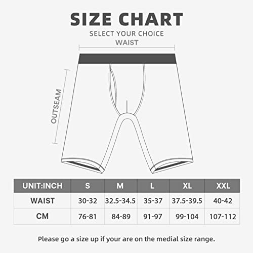 Natural Feelings Mens Underwear Modal Boxer Briefs 9 Inch Long Leg Boxer Briefs For Men Pack Medium #TOP5