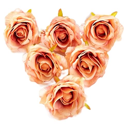 Fleur de rose en soie haut de gamme pour arrangement de mariage et décoration
