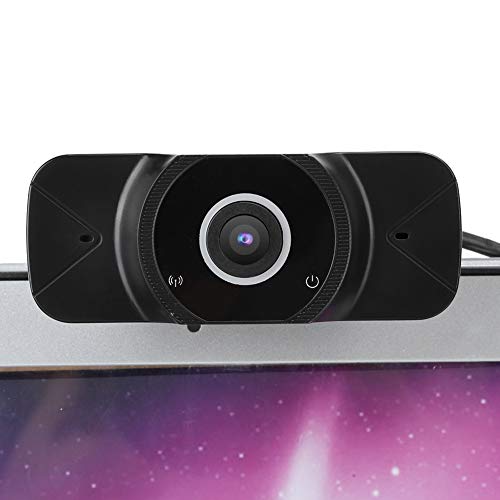 Zunate Webcam HD 1080P, Weitwinkel-Laptop-Desktop-PC-Kamera, USB-Webkamera Plug-and-Play-Webcam mit Rauschunterdrückendem Mikrofon für Videoanrufe, Spiele, Aufnahmen und Konferenzen