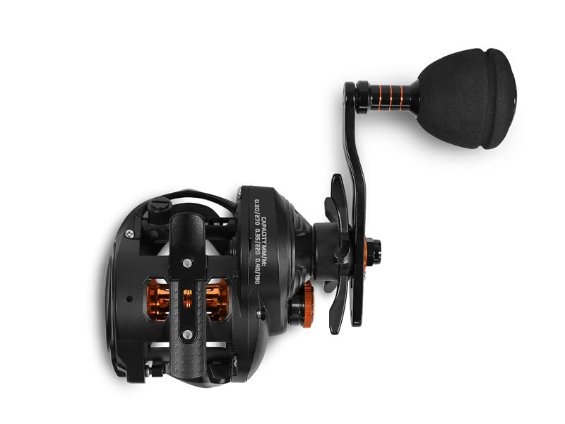 DELPHIN RUNIX 101004305 Moulinet de pêche Baitcast avec frein en étoile