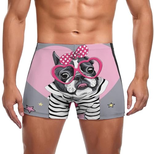 Swimming trunks Carlin Mignon homme, maillot boxer de natation bleu