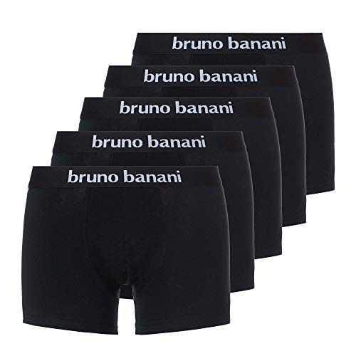 Preisvergleich Produktbild bruno banani Herren Retro Boxershorts Contest (5er Pack) Schwarz / S