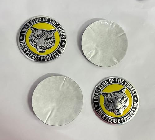 4pcs 56MM Tiger Logo Wheel Center Hub Cap Badge Emblem Sticker Decal Universal for All CAR
