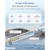 Waterdrop Gravity Water Filter Straw, Camping Water Filtration System, Water Purifier Survival for Travel, Backpacking and Emergency Preparedness, 1.5 gal Bag, 5 Stage Filtration, Pack of 1