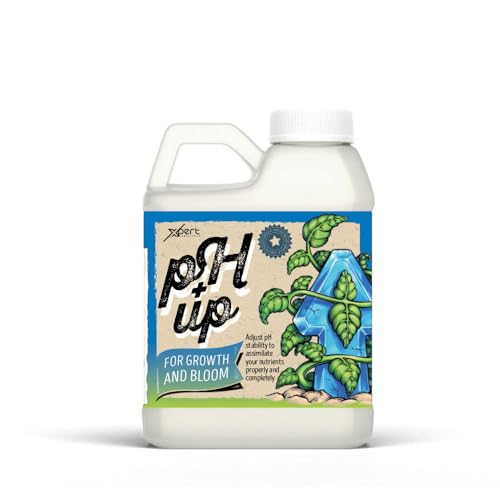 Xpert Nutrients Ph Up Régulateur de pH Augmente la valeur du pH pendant la phase de croissance et de floraison (250ml)