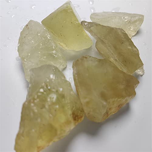 Citrine pierre jaune quartz brut de 100g pour création et lithothérapie