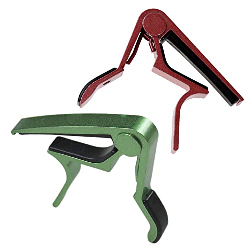 Lodokdre Capodastre vert pour guitare à une main - Les Beatles, Paul McCartney, John Lennon, RIngo Starr, George Harrison Lodokdre Capodastre vert pour guitare à une main – Image 4