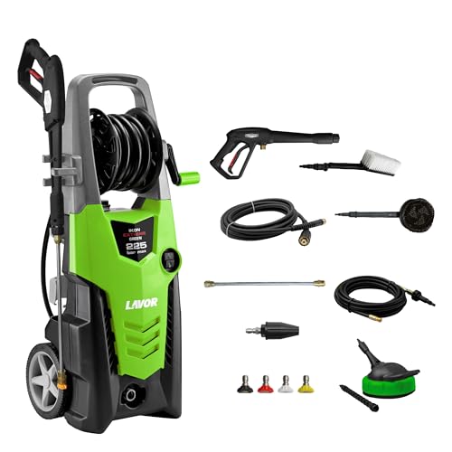 Lavor Nettoyeur Haute Pression IKON 225 Extreme avec Système de Mousse Réglable, 2 Brosses, Lave Sols, Puissance 225 Bar Max, Débit...