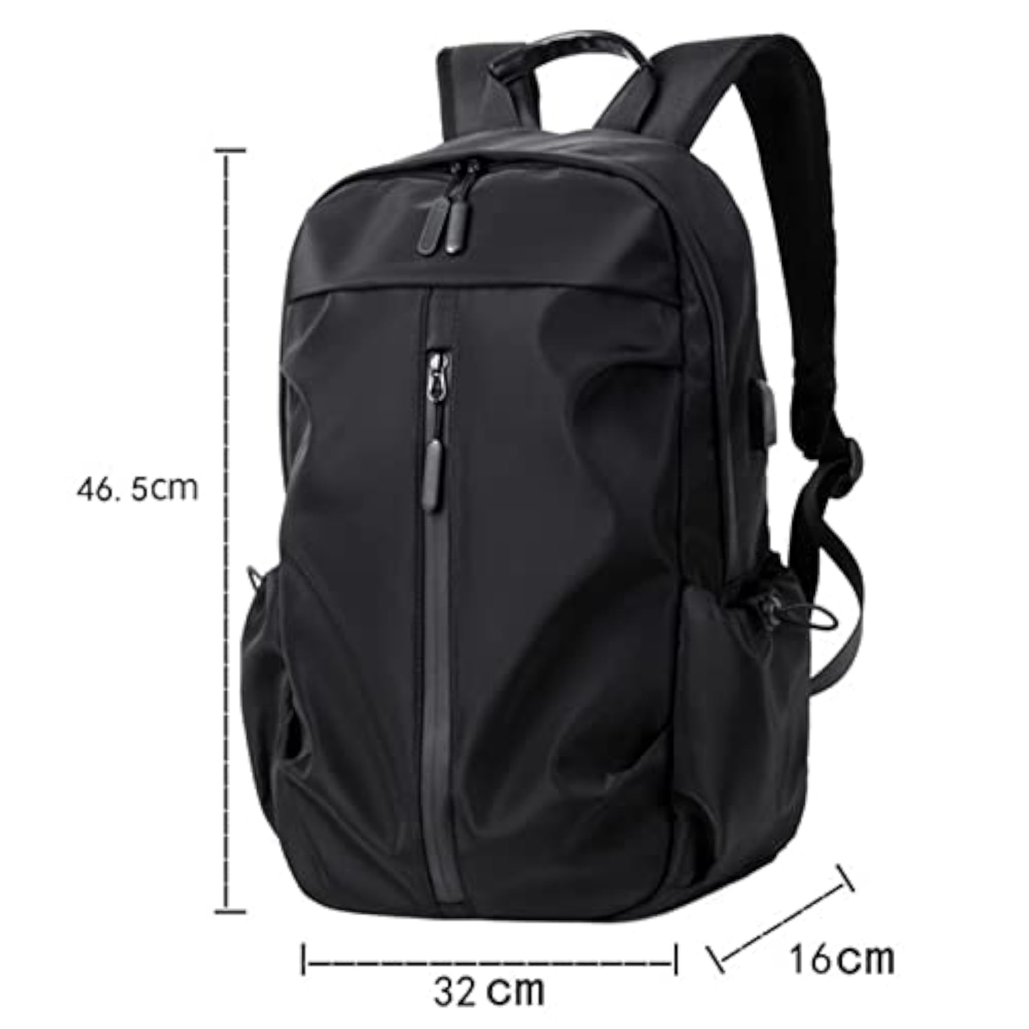 Multifunctional USB Charging Oxford Backpack for Men