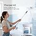 CARPOLY Tub and Tile Refinishing Kit, 17oz White Tile Paint with Tools, Water Based & Low Odor, DIY Bathtub Paint, Easy to Use for Bathroom, Kitchen, Floor,20-30sq.ft(White