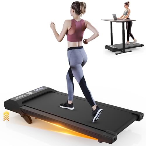 Laufband für Zuhause mit Neigung, 1-6 km/h Walking Pad mit LED-Anzeige und...