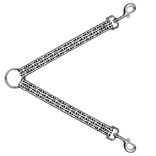Panda Sonriente Buckle-Down DLS-W34214 correa negro y blanco de 2,5 x 76,2 cm 2