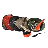 Proforce Equipment Wildo Eat & Drink Campware Set, 4 Person, Hunting/Fishing Colors