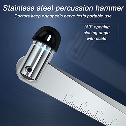 Neurologische Hamer met Schaalliniaal en Rubberen Kop Verdikking Van Roestvrij Staal Spierreflexhamer Duurzaam Niet… - Image 5