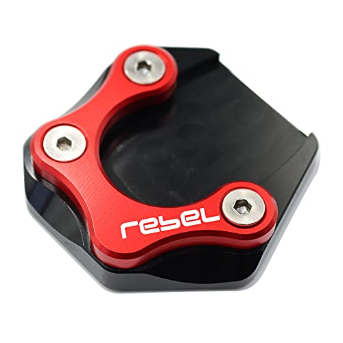 ホンダ Honda レブル250 rebel250 2017 2018 2019 2020 2021アクセサリーキックスタンドサイドスタンドエクステンション引伸機プレートパッド rebel パーツのサムネイル