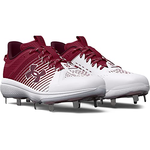 Miniatura 5 de Under Armour Zapato De Béisbol Yard Low Mt Para Hombre, 601 Cardinal Blanco Blanco, 40 Eu