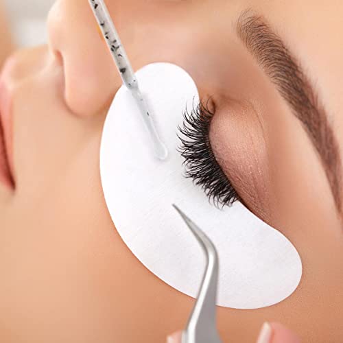 Image of 500 Pcs Disposable Micro Applicator Brush for Eyelash Extension, Microswabs Lips Mascara Wands Black