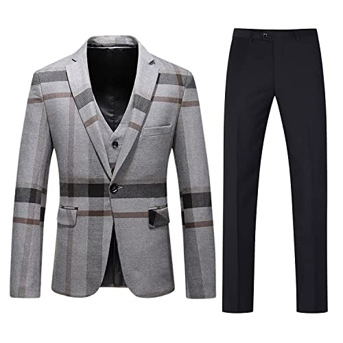 Costume 3 pièces hommes noir pour banquets d'affaires et réceptions habillées