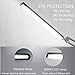 BZBRLZ LED Desk Lamp, Manicure Table Lamp, Eye-Caring Drafting Light, Dimmable Office Table Lamp with 3 Color Modes, 10 Brightness Levels & Adapter, Memory Function(Black)