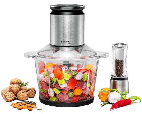ROMMELSBACHER Multi Zerkleinerer MZ 800, 2,7 Liter Glasbehälter,...