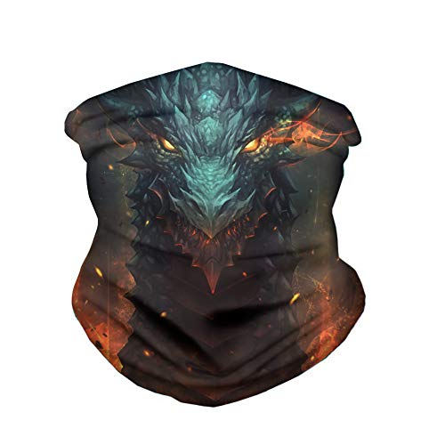 Unisex Seamless Face Bandana For Men - UV Protection Magic Face Scarf Motorcycle Neck Gaiter for Hiking Running Riding