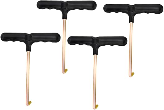 WOONEKY 4pcs Shoe Lace Tightener Puller for Hockey Skates Portable Tool