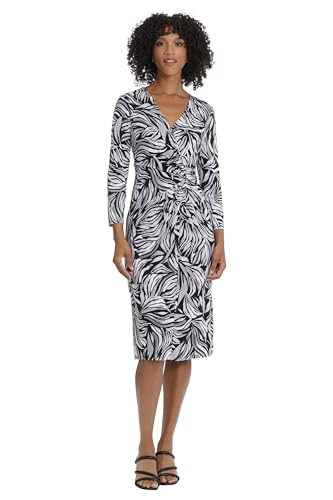 Maggy London Women's Plus Size Twist Waist Sheath Workwear Office Career Occasion Event Guest of