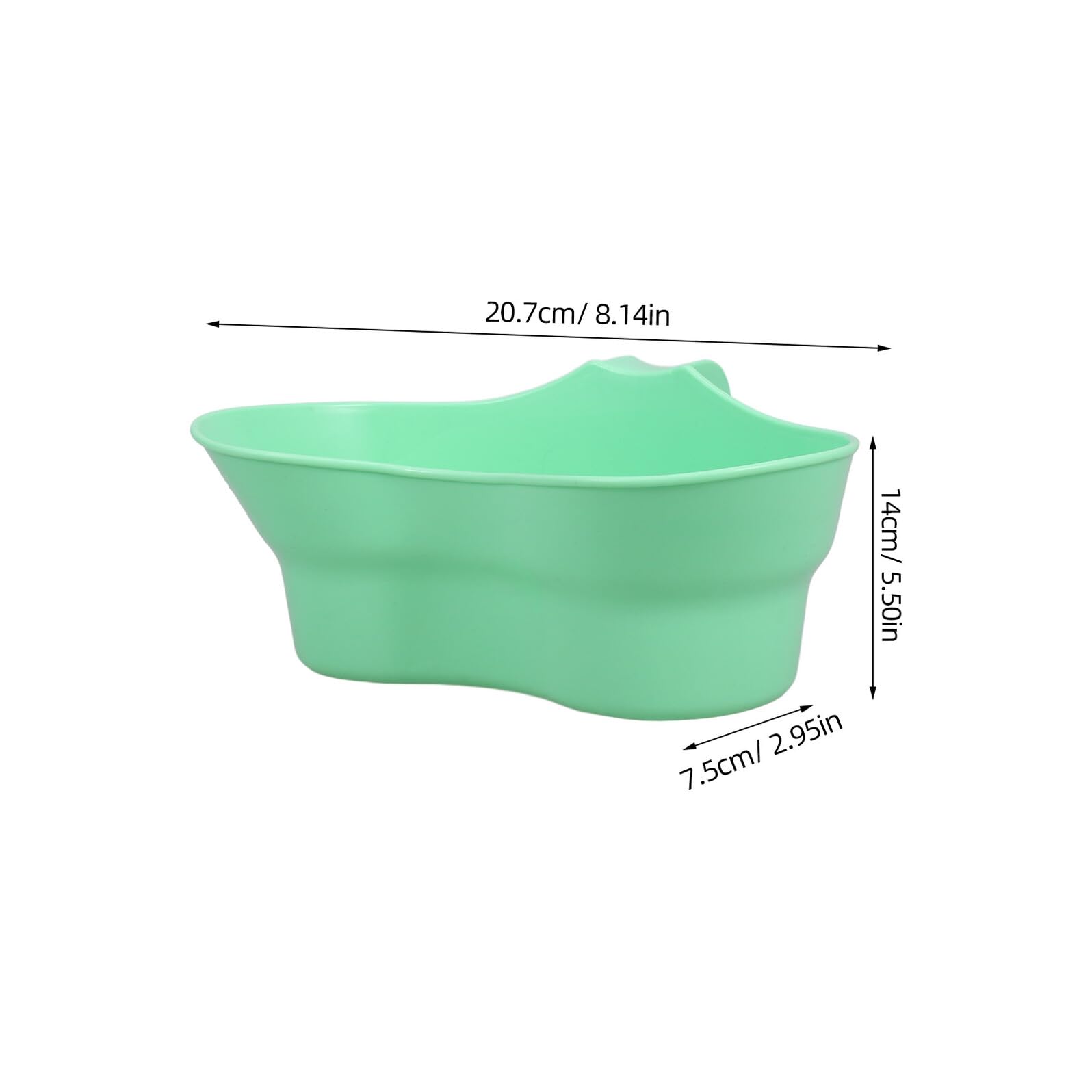 Juego de 3 Vasos para Enjuague Bucal y Taza Vómito para Pacientes Postrados en Cama, Plástico Liviano Verde, Accesorio de Cuidado Dental y Baño para Personas Mayores en