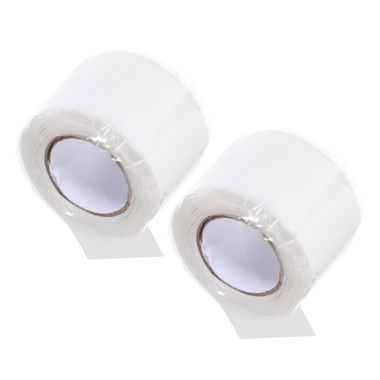 Artibetter 5 ensembles Ruban Adhésif Étanche En Vinyle Pour Conduits Résistant Imperméable Blanc Adhésif Pour Fenêtre Amovible Réparation Colle Fine Fuite De Plomberie 2 rouleaux*5
