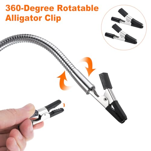 Soporte de tercera mano HARFINGTON para montaje de PCB y soldadura manual de cables 6