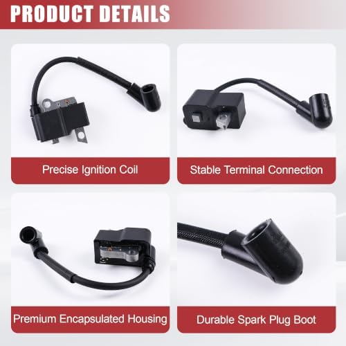 YAMAKATO 573935702 450 Chainsaw Ignition Coil for Husqvarna 435E 445E 450E — view 4