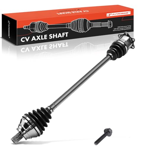 A-Premium CV Axle Shaft Assembly Compatible with Volkswagen Jetta 2005-2006/2009-2015, Golf 2010-2014 & Audi A3 2011-2013, 1.9L 2.0L, Front Right Passenger Side, Replace# 1K0407272QE, 1K0407272DQ