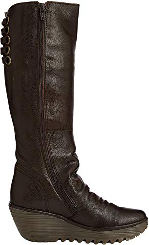Fly London Yust bottes femme anti-fatigue en cuir souple ajusté