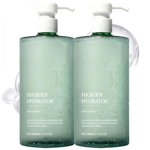 Image of Body Hydrator Hyaluronic Acid Body Serum,Ha Bodys Hydrator Hyaluronic Acid Bodys Serum,Hyaluronics Acids Moisturiser Serum,Smooth Skin,Lightweight Fast-Absorbing Body Care,Hydration,Non-greasy (2PC)